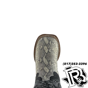 KIDS RATTLE SNAKE PRINT | KIDS SQUARE TOE BOOTS