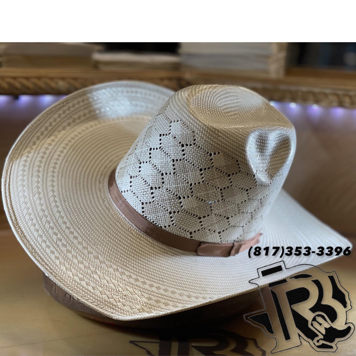 “ HONEY CONE “  | TAN COWBOY STRAW HAT 10X