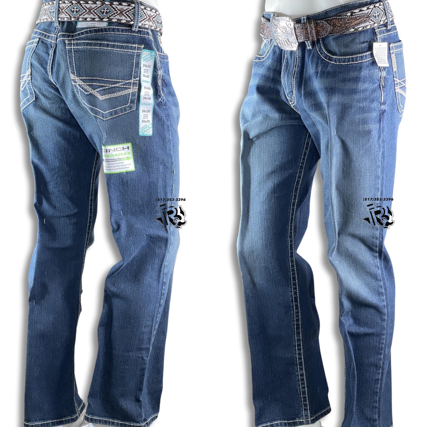 BOOT CUT | CINCH MEN JEANS DARK WASH MB69637001GRANT