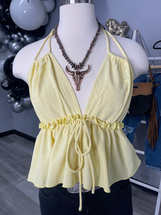 AMELIA TOP YELLOW