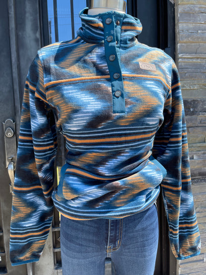 “ Marley “ | WOMEN CINCH SWEATER BLUE PULLOVER MAK9820009