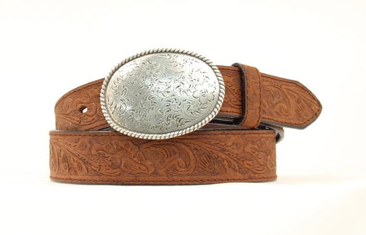 Nocona Mens Belt  Medium Brown Distressed  N1011644