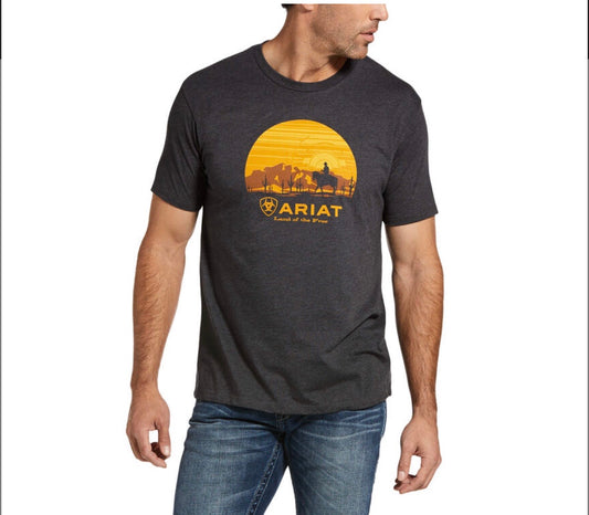 MEN'S ARIAT FRAGMENT COWBOY T-SHIRT (10033357)