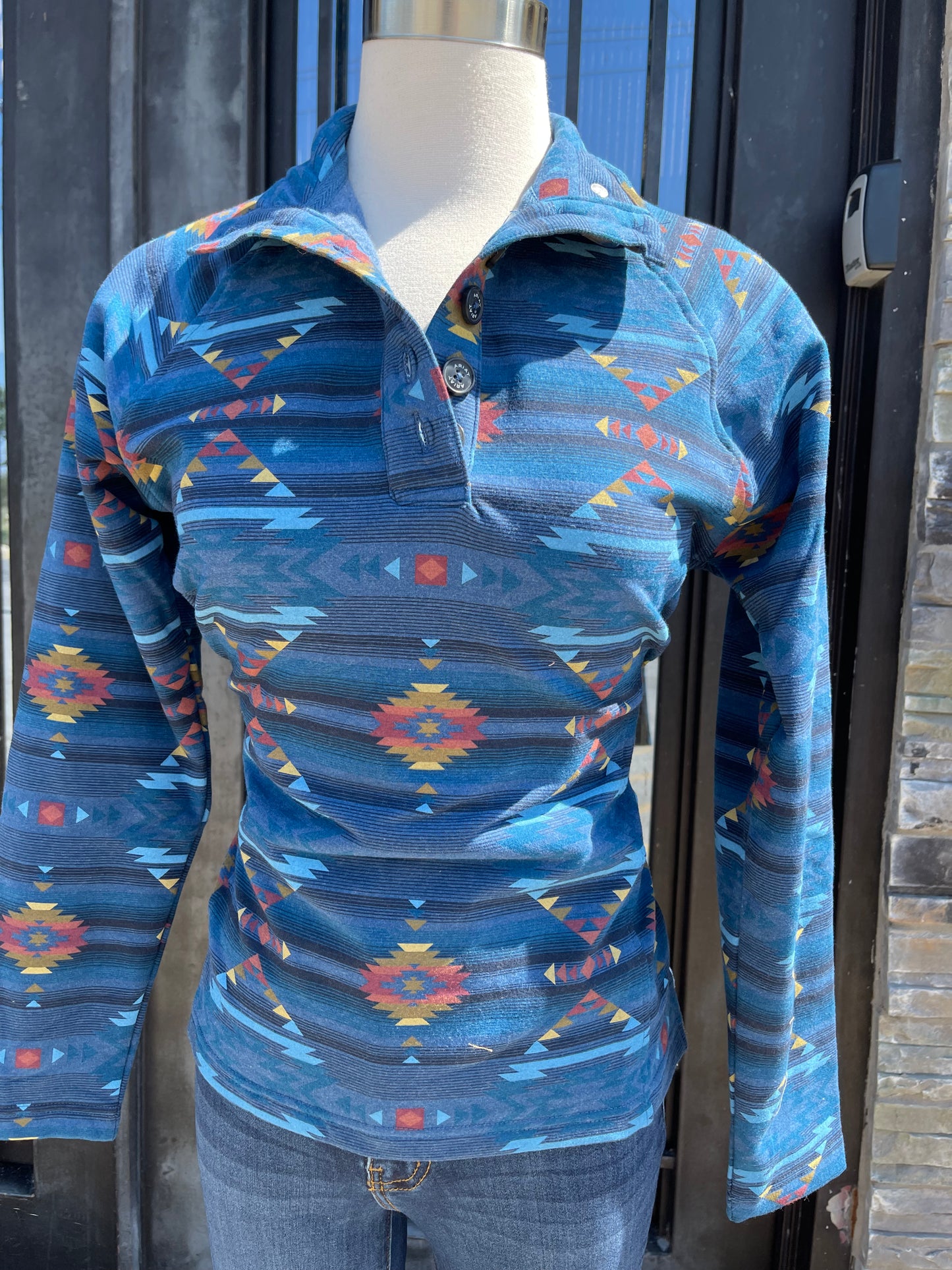 “ Alayah “ | WOMEN ARIAT SWEATER MULTI COLOR BLUE 10041810