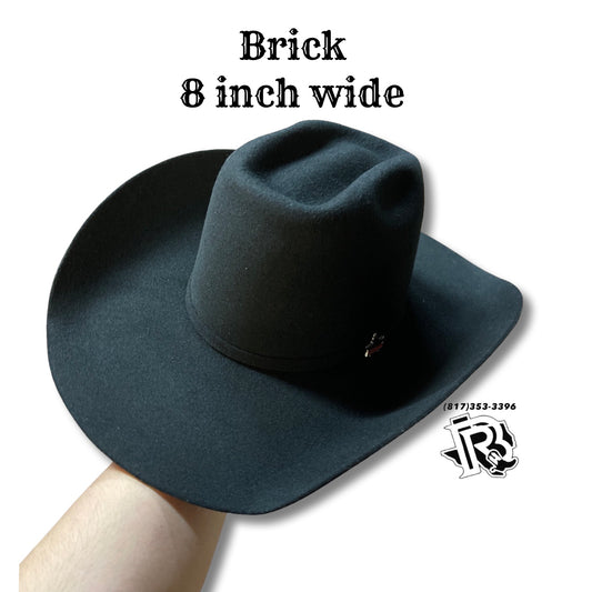 “ Joel “ | MEN WOOL COWBOY HAT BLACK OPEN CROWN