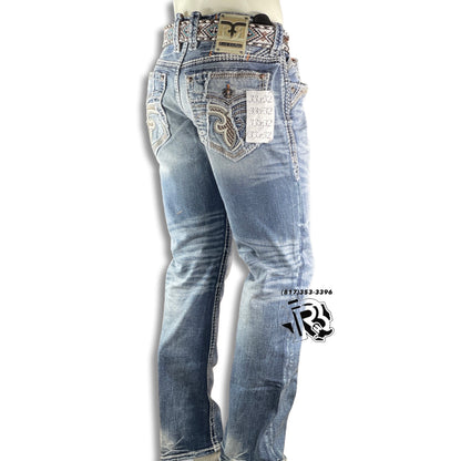 “ Alpine “ STRAIGHT | MEN'S ROCK REVIVAL JEANS RP03549J210R