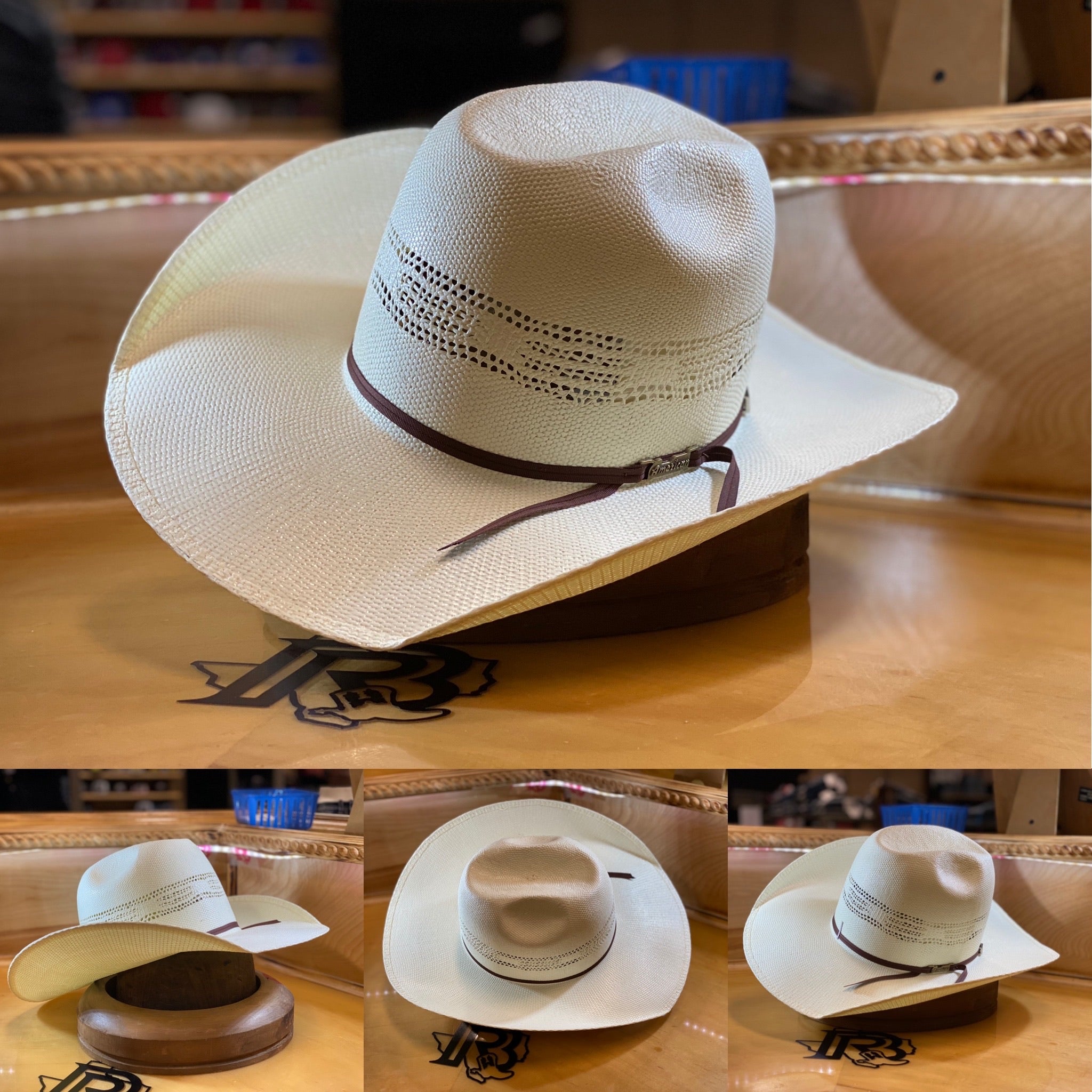 AMERICAN HAT 650 4 1/4 STRAW HAT