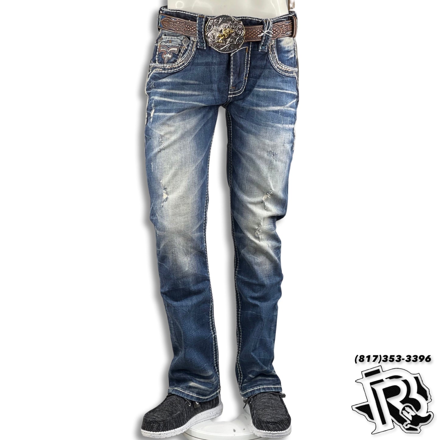 MEN’S ROCK RIVIVAL JEANS TURF (RP2478J201R)