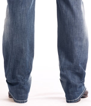 Double Barrel Straight Leg Reflex Jeans in Medium Wash Style Number M1R2396 ROCK & ROLL DENIM BLUE LABEL