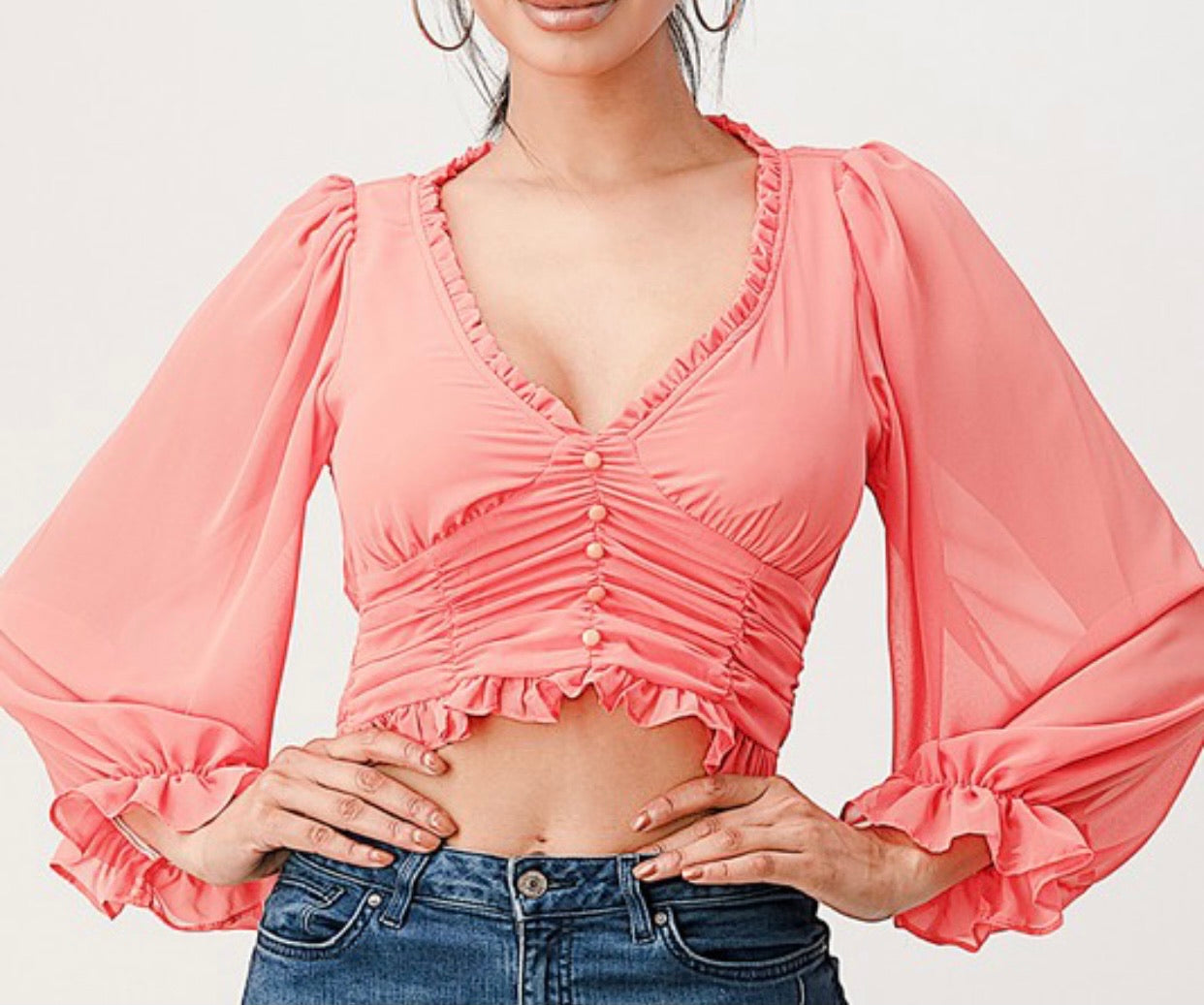 PUFF SLEEVE TOP