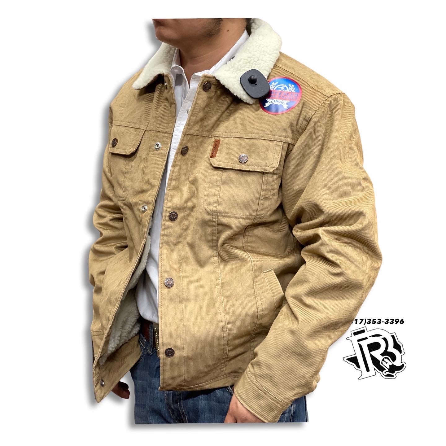 “ Madison “ | MENS TRUCKER JACKET OW22 KHAKI CINCH MWJ1074005