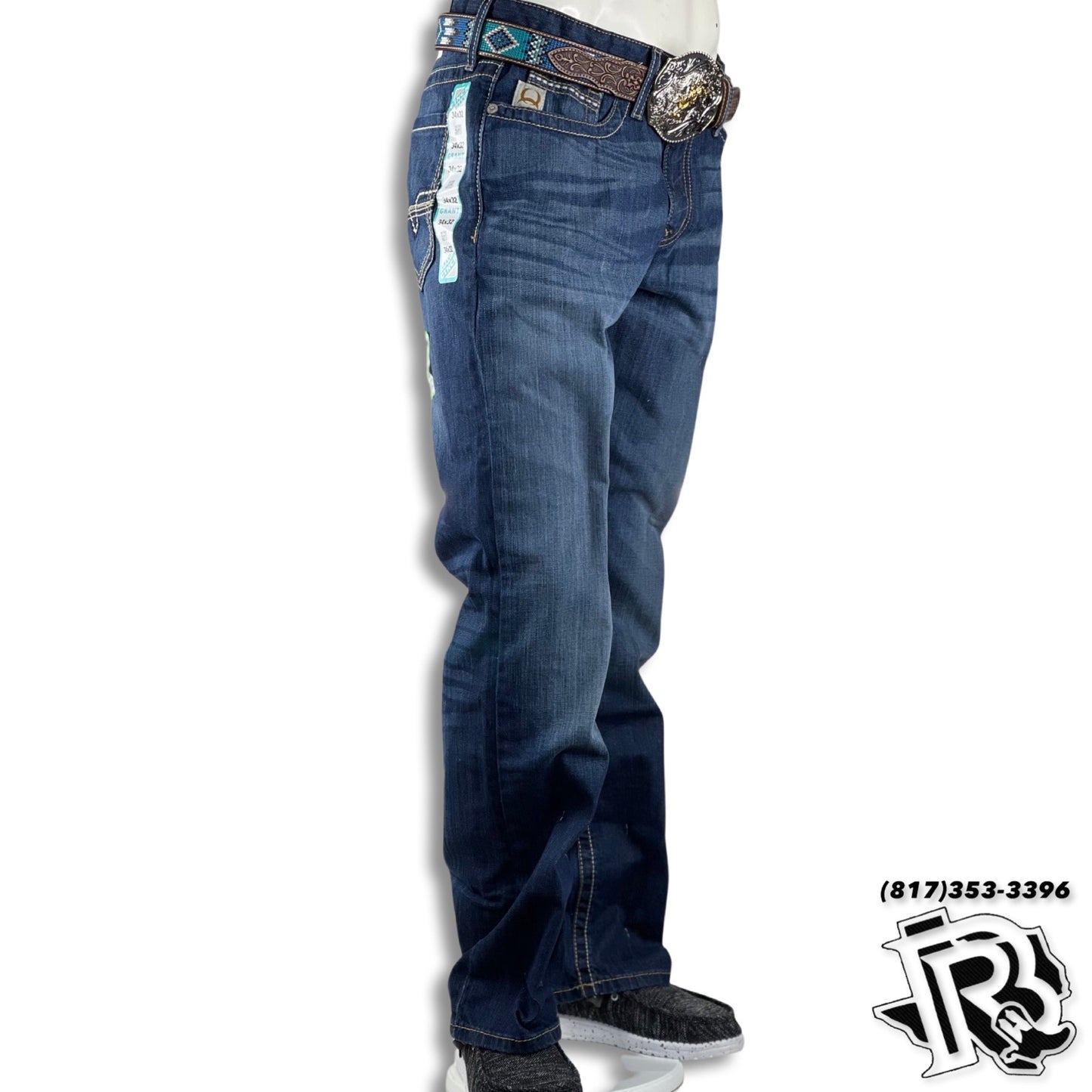 BOOT CUT GRANT | CINCH MEN JEANS DARK WASH MB53637001 GRANT