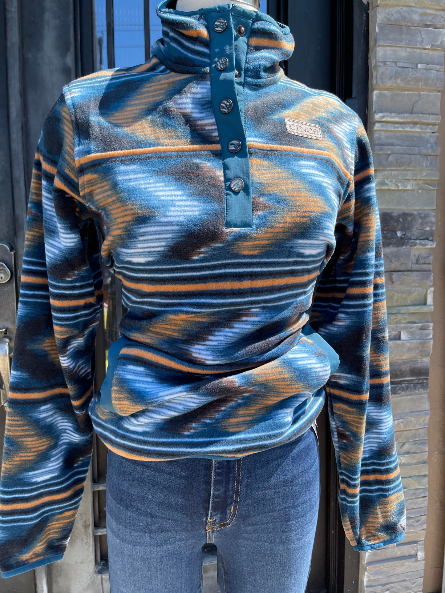 “ Marley “ | WOMEN CINCH SWEATER BLUE PULLOVER MAK9820009