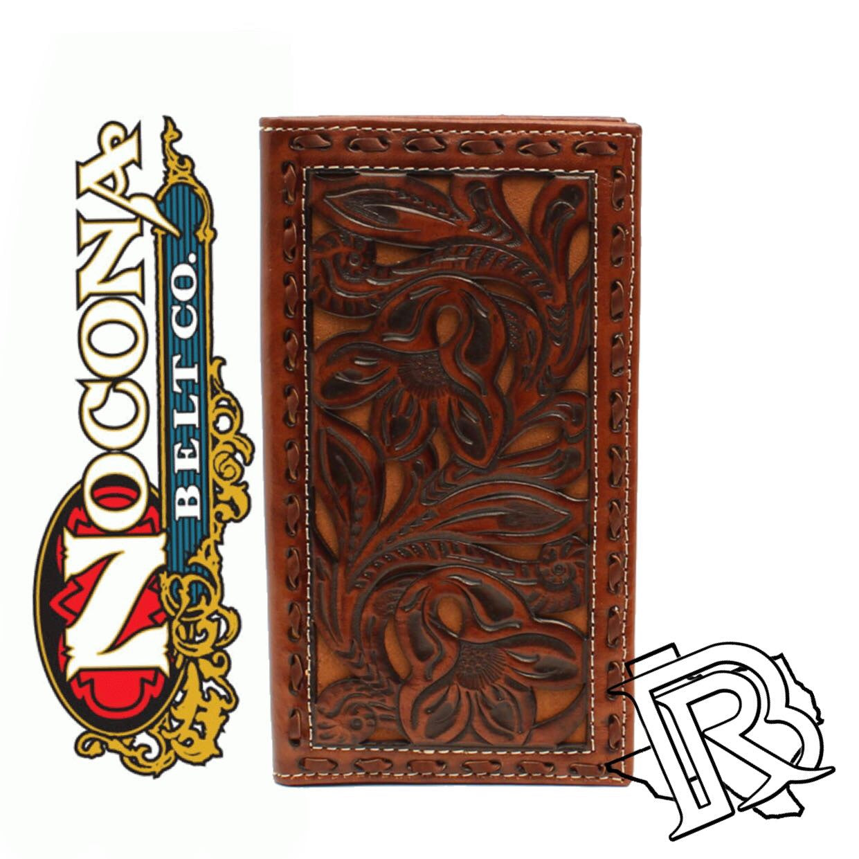 NOCONA RODEO WALLET FLORAL PIERCED N500002108