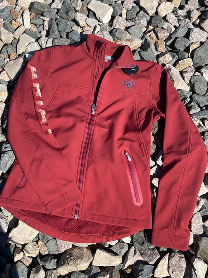 “ Grace “ | WOMEN ARIAT JACKET MAROON JACKET SOFT SHELL 10041280