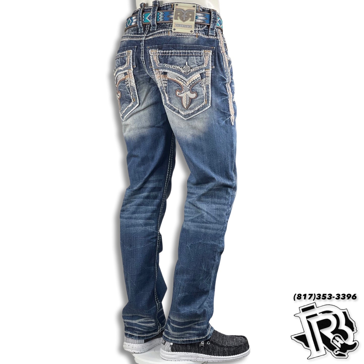 MEN’S ROCK RIVIVAL JEANS TURF (RP2478J201R)