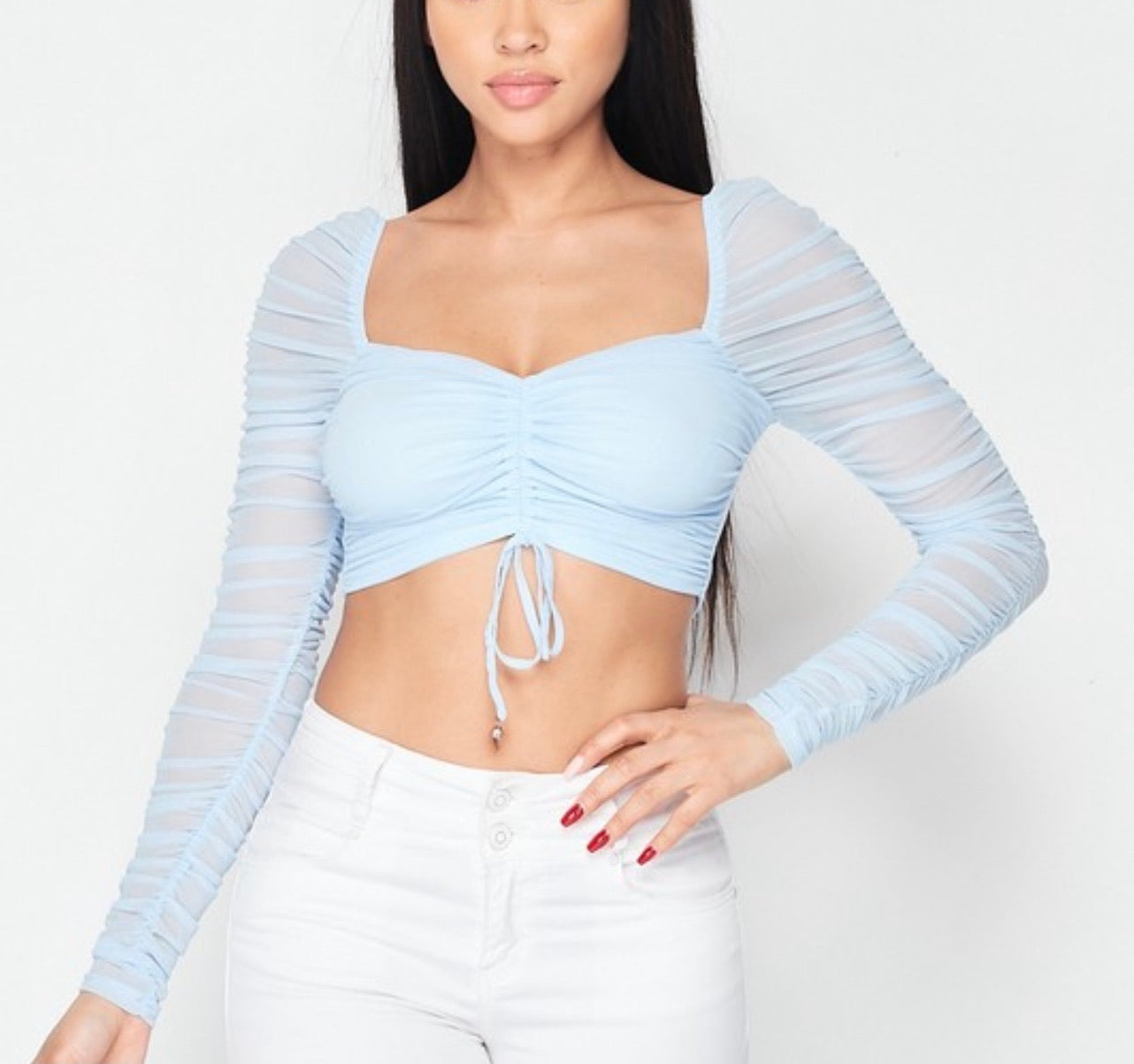 ALEAH BLUE TOP