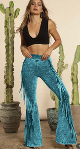 Rock & Roll Cowgirl Copper Velvet Bell Bottom Pants 78-6276 – Botas Rojero