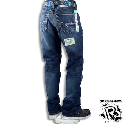 BOOT CUT GRANT | CINCH MEN JEANS DARK WASH MB53637001 GRANT