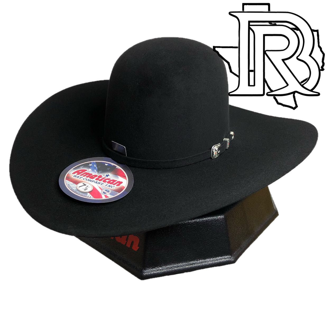 20X BLACK | AMERICAN HAT FELT 5 INCH BRIM