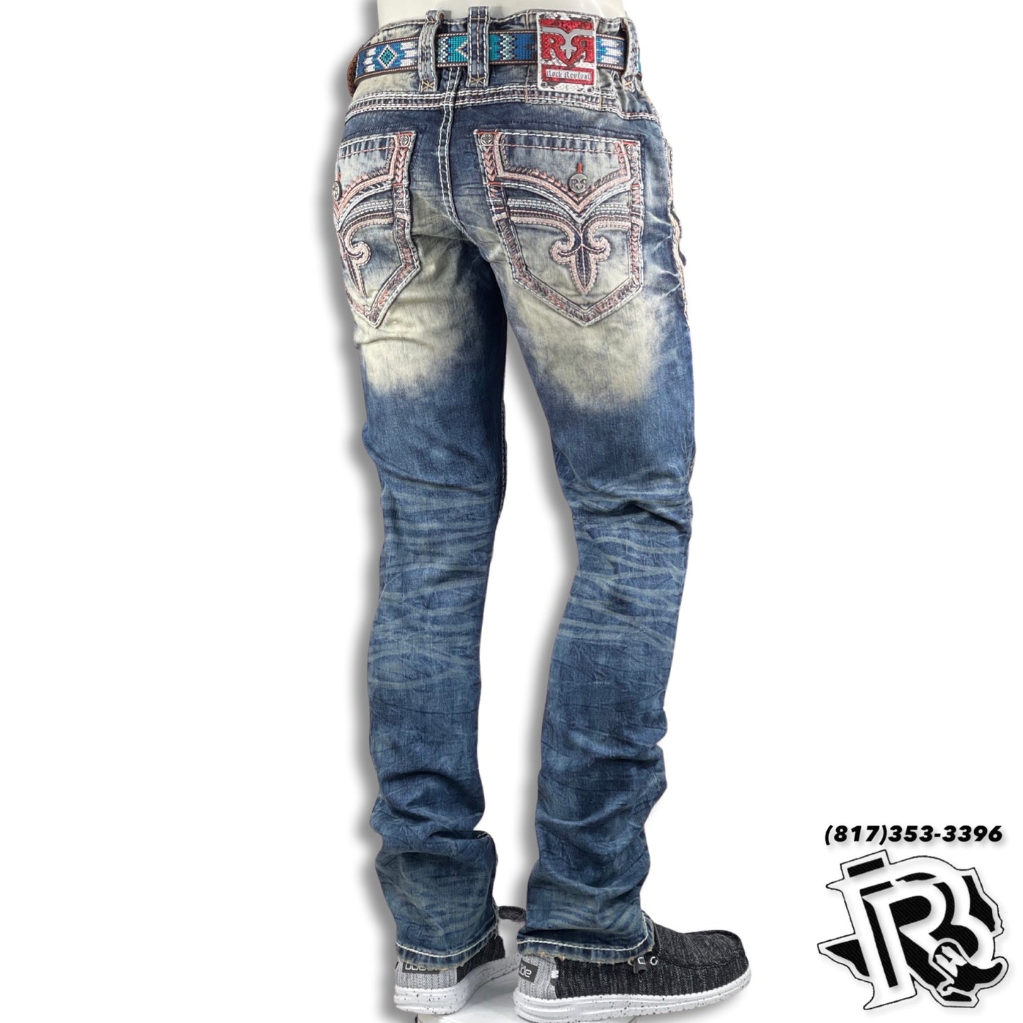 MEN’S ROCK RIVIVAL JEANS REN (RP3711A200) WHITE LABEL