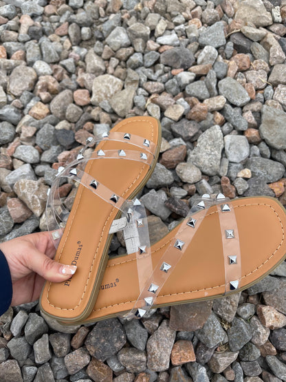 IMPRESS SANDALS (CLEAR)