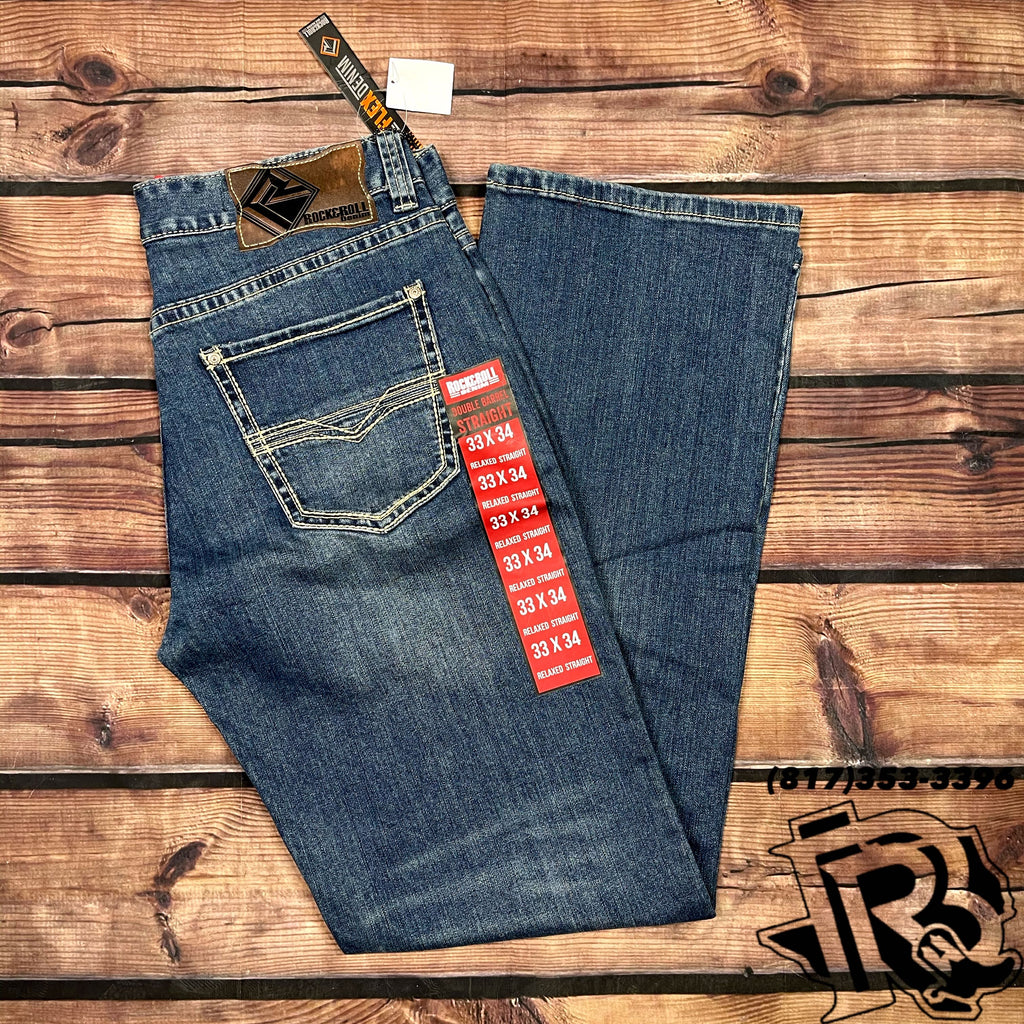 ROCK & ROLL JEANS | DOUBLE BARREL BOOTCUT 19’’ (MOS8656)