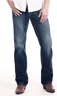 ROCK & ROLL DENIM | DOUBLE BARREL BOOTCUT MEN JEANS 19’’