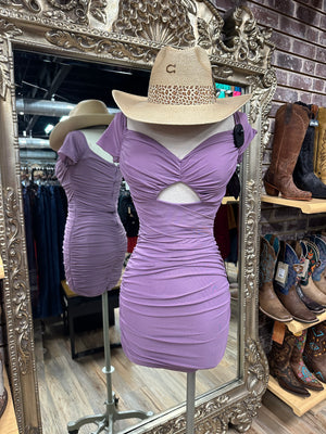 CAROLINE DRESS LAVANDER