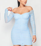 ELSY DRESS (BLUE)