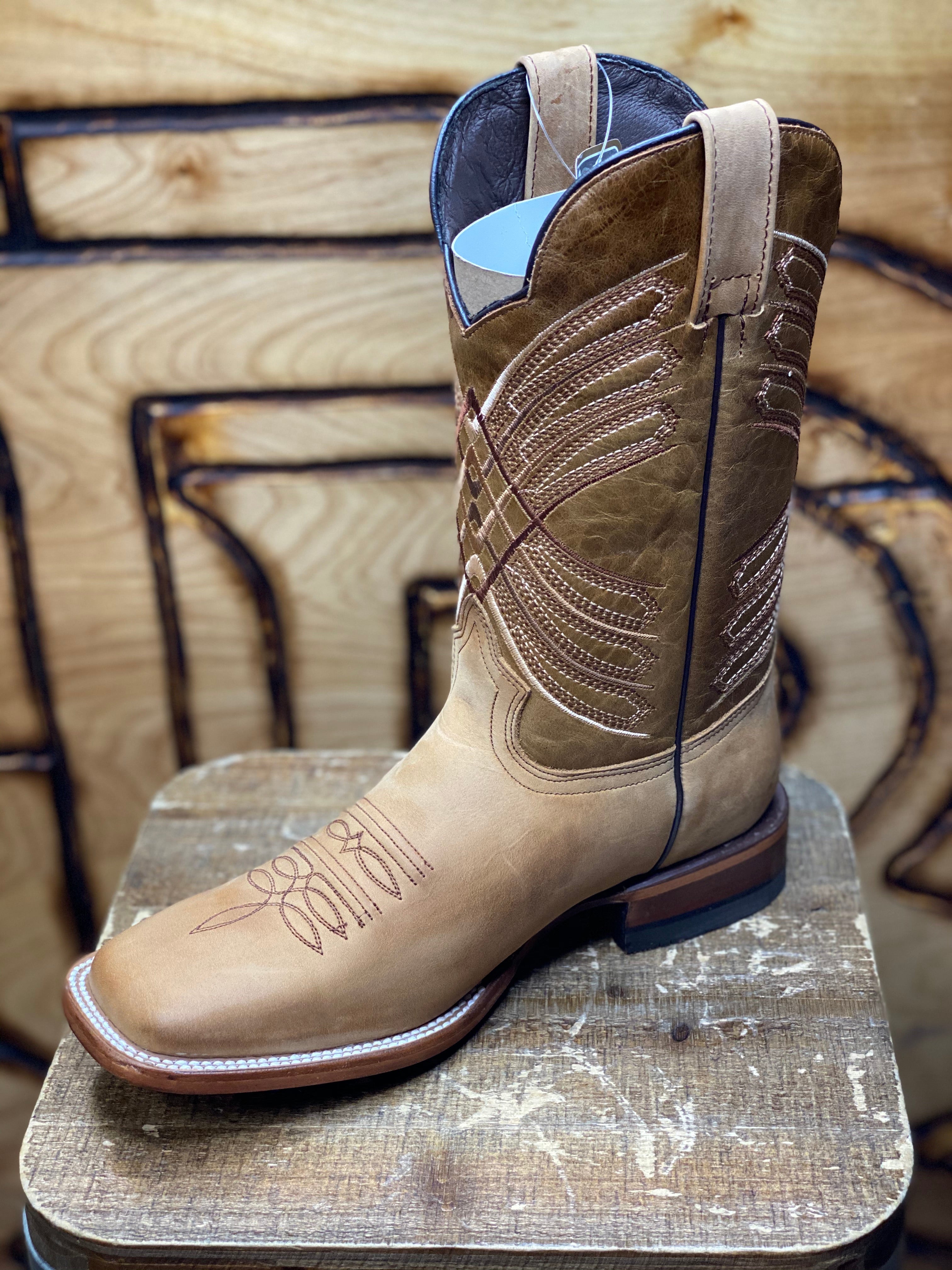 Light brown ariat boots best sale